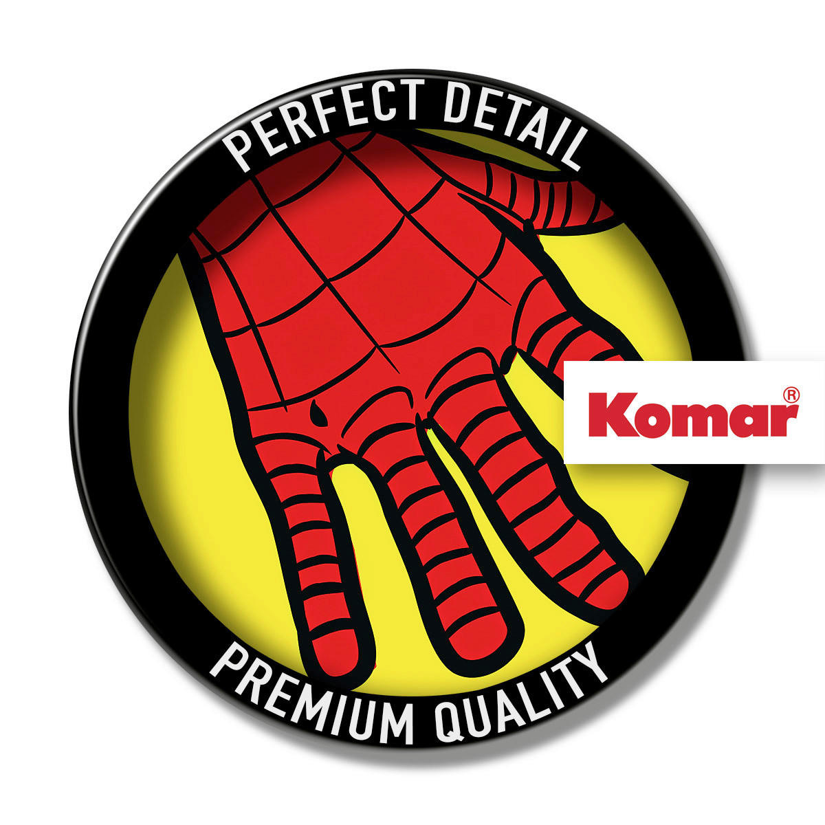 Komar Poster Marvel PowerUp Spider-Man Hand Disney B/L: ca. 50x70 cm Marvel PowerUp Spider-Man Hand - (50,00/70,00cm) - Komar