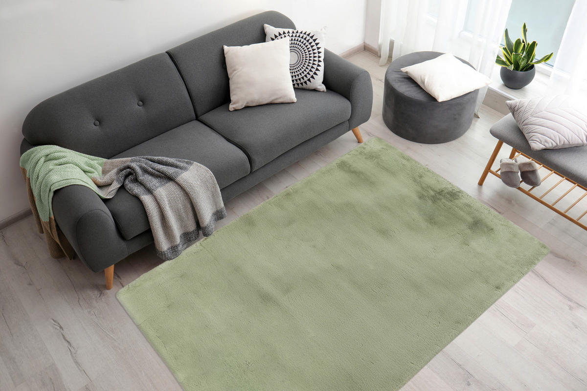 Arte Espina Hochflorteppich Rabbit 125 mint B/H/L: ca. 180x4,5x280 cm Rabbit 125 - mint (280,00/180,00/4,50cm) - Arte Espina