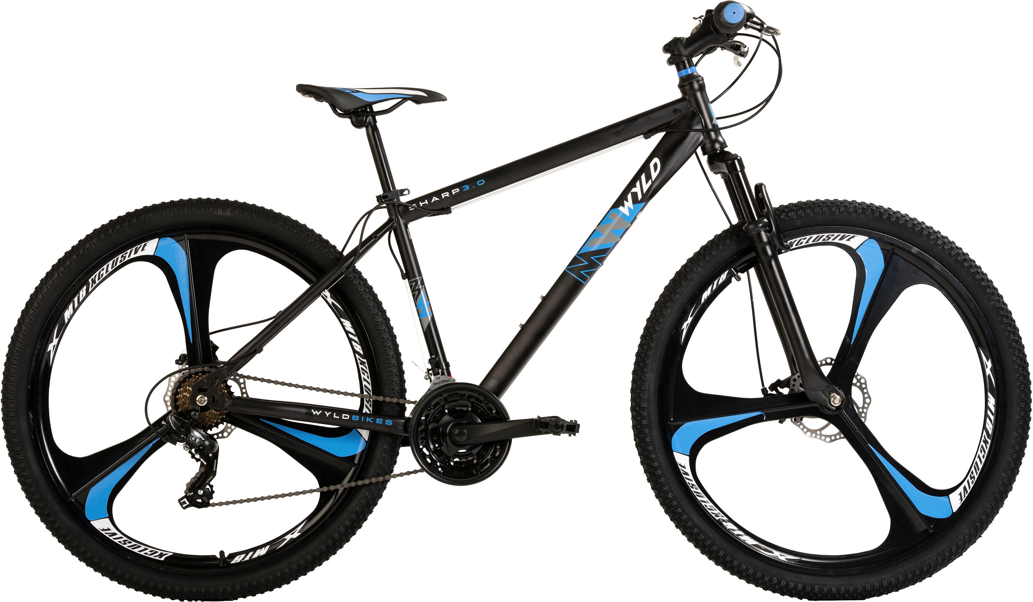 WYLD Mountain-Bike Sharp SHARP 3.0 29 Zoll Rahmenhöhe 51 cm 21 Gänge schwarz schwarz ca. 29 Zoll Sharp - schwarz - WYLD