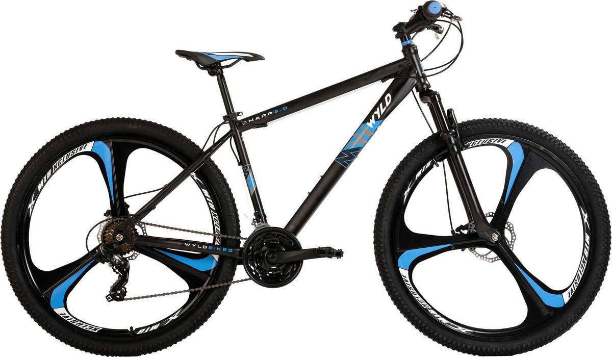 WYLD Mountain-Bike Sharp SHARP 3.0 29 Zoll Rahmenhöhe 51 cm 21 Gänge schwarz schwarz ca. 29 Zoll Sharp - schwarz - WYLD