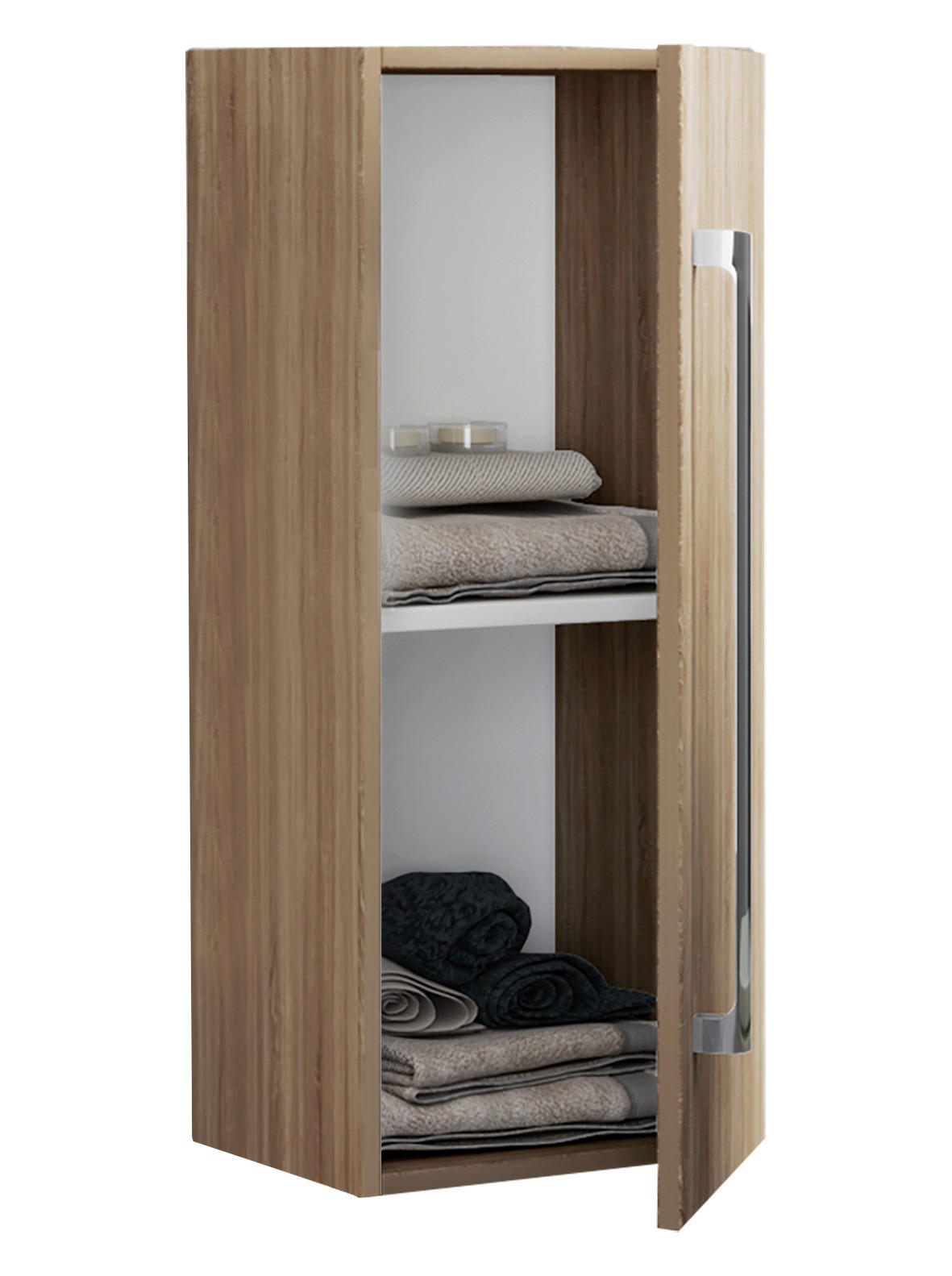 Midischrank Badinos Eiche Sonoma Nachbildung B/H/T: ca. 33x75x22 cm Badinos - Eiche (33,00/75,00/22,00cm) - VCM Möbel