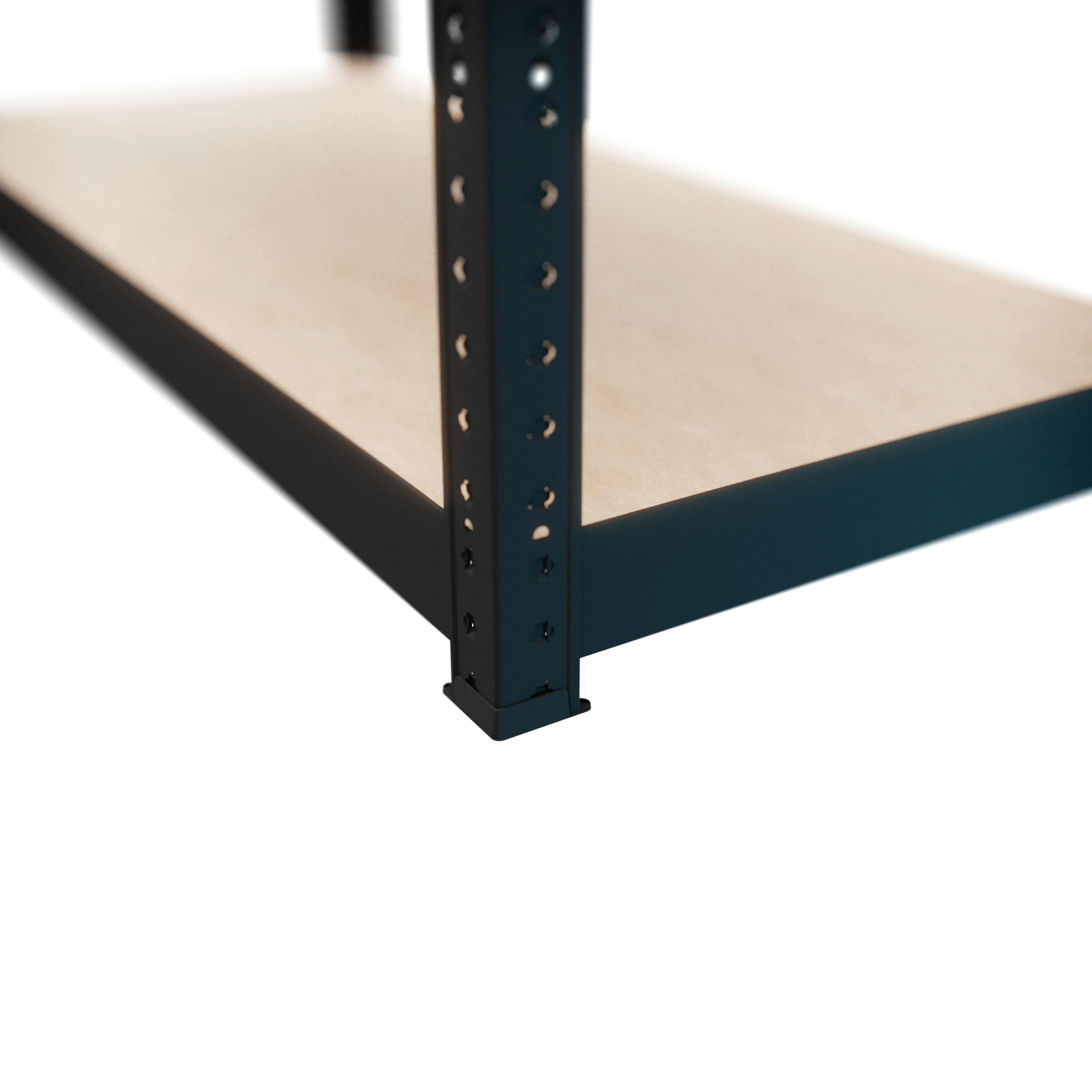 Regal schwarz B/H/T: ca. 90x180x60 cm Schwerlaststeckregal 180x90x60cm - schwarz (90,00/180,00/60,00cm)