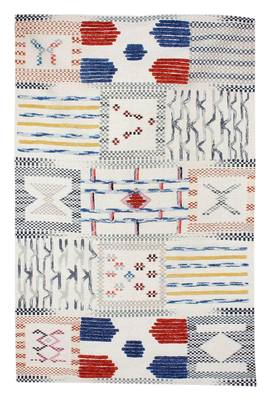 Kayoom Kurzflorteppich Empire 110 elfenbein B/L: ca. 200x290 cm Empire 110 - mehrfarbig/elfenbein (200,00/290,00cm) - Kayoom