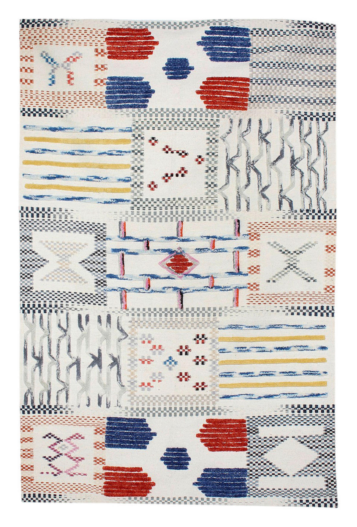 Kayoom Kurzflorteppich Empire 110 elfenbein B/L: ca. 200x290 cm Empire 110 - mehrfarbig/elfenbein (200,00/290,00cm) - Kayoom