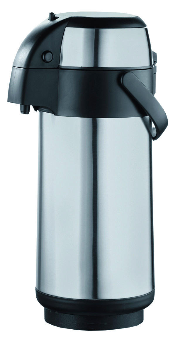 Axentia Airpot silber Edelstahl B/H/L: ca. 18x18x37 cm Airpot 3l - silber (37,00/18,00/18,00cm) - Axentia