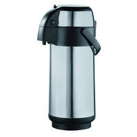 Axentia Airpot silber Edelstahl B/H/L: ca. 18x18x37 cm Airpot 3l - silber (37,00/18,00/18,00cm) - Axentia