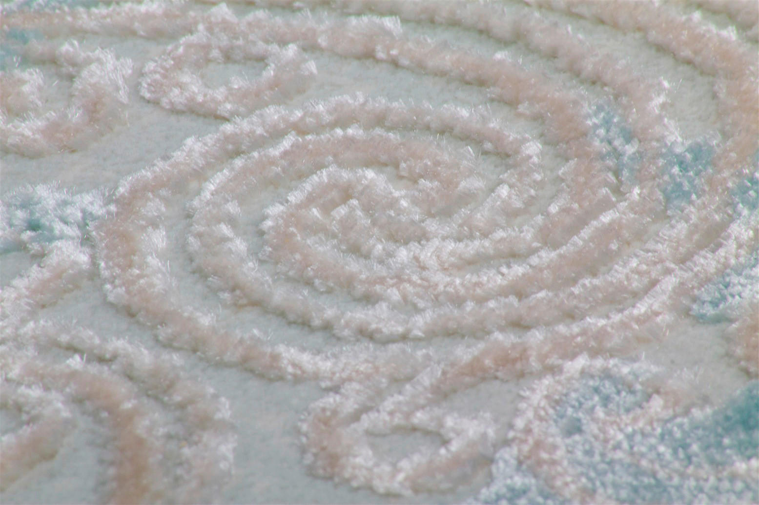 Thumbnail - Arte Espina Kurzflorteppich Queen 100 hellblau B/L: ca. 80x150 cm