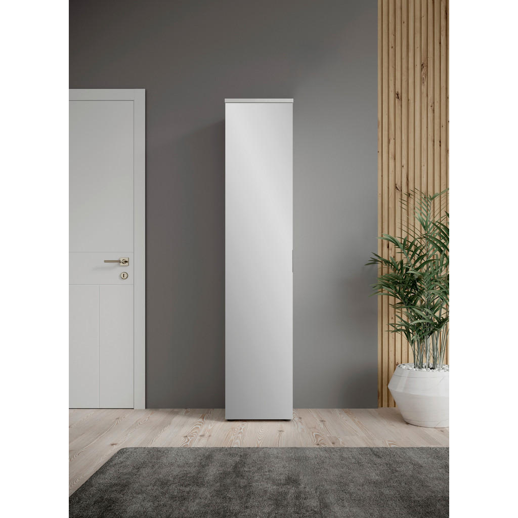 Thumbnail - Schuhschrank Lincoln weiß glänzend B/H/T: ca. 50x190x35 cm