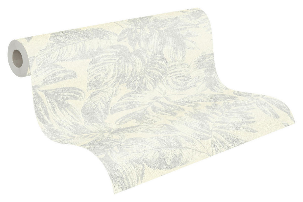 A.S.Creation Vliestapete silber B/H/D: ca. 53x1005x10 cm Vliestapete - silber (10,00/1005,00cm) - A.S.Creation