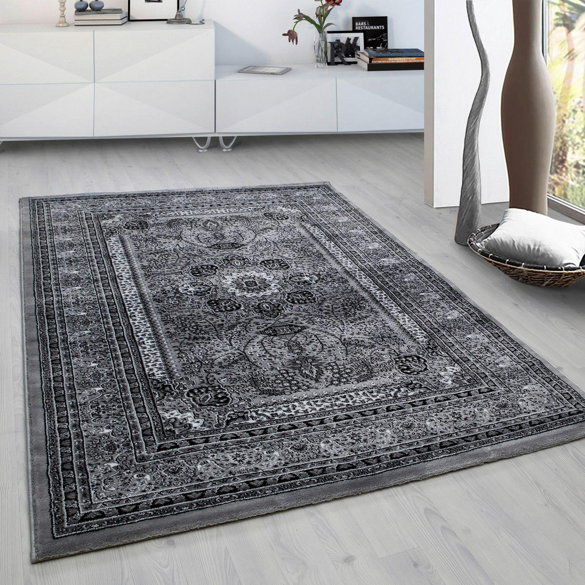 Ayyildiz Teppich MARRAKESH grau B/L: ca. 80x150 cm MARRAKESH - grau (80,00/150,00cm) - Ayyildiz