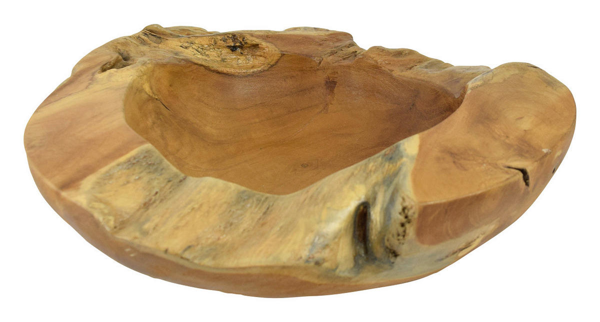 Schale Schale Teakholz - natur (30,00/30,00/6,00cm)
