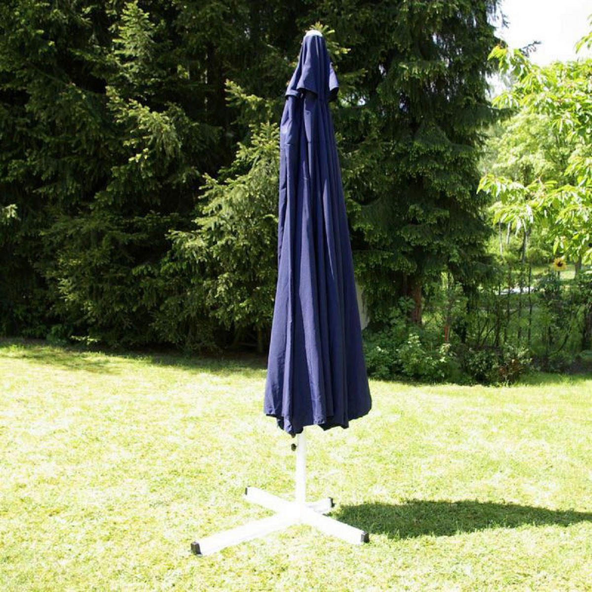 VCM Sonnenschirm blau Polyester Sonnenschirm - blau - VCM