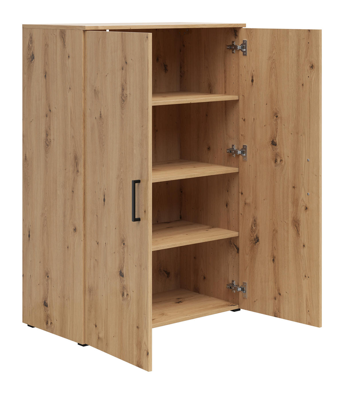 Kommode Multi-Stauraum Typ 31 Eiche Artisan Nachbildung B/H/T: ca. 80x115x40 cm Multi-Stauraum Typ 31 - Eiche (80,00/115,00/40,00cm)