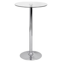 Tisch glasklar Glas B/H/T: ca. 60x105x60 cm Stehtisch - glasklar (60,00/105,00/60,00cm) - Amstyle