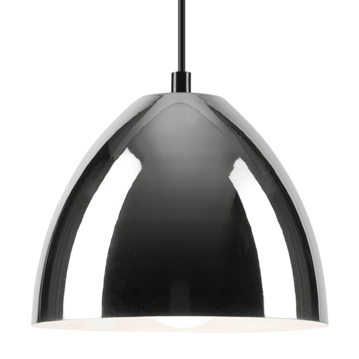 Lamkur Pendelleuchte MIA 40462 Chrom Metall Stahl H/L: ca. 83x70 cm E27 3 Brennstellen Mia - Chrom (70,00cm) - Lamkur