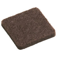 Meister Filzgleiter braun B/L: ca. 2,2x2,2 cm 16 tlg. Filzgleiter_16erPack 22x22mm - braun (2,20/2,20cm) - Meister