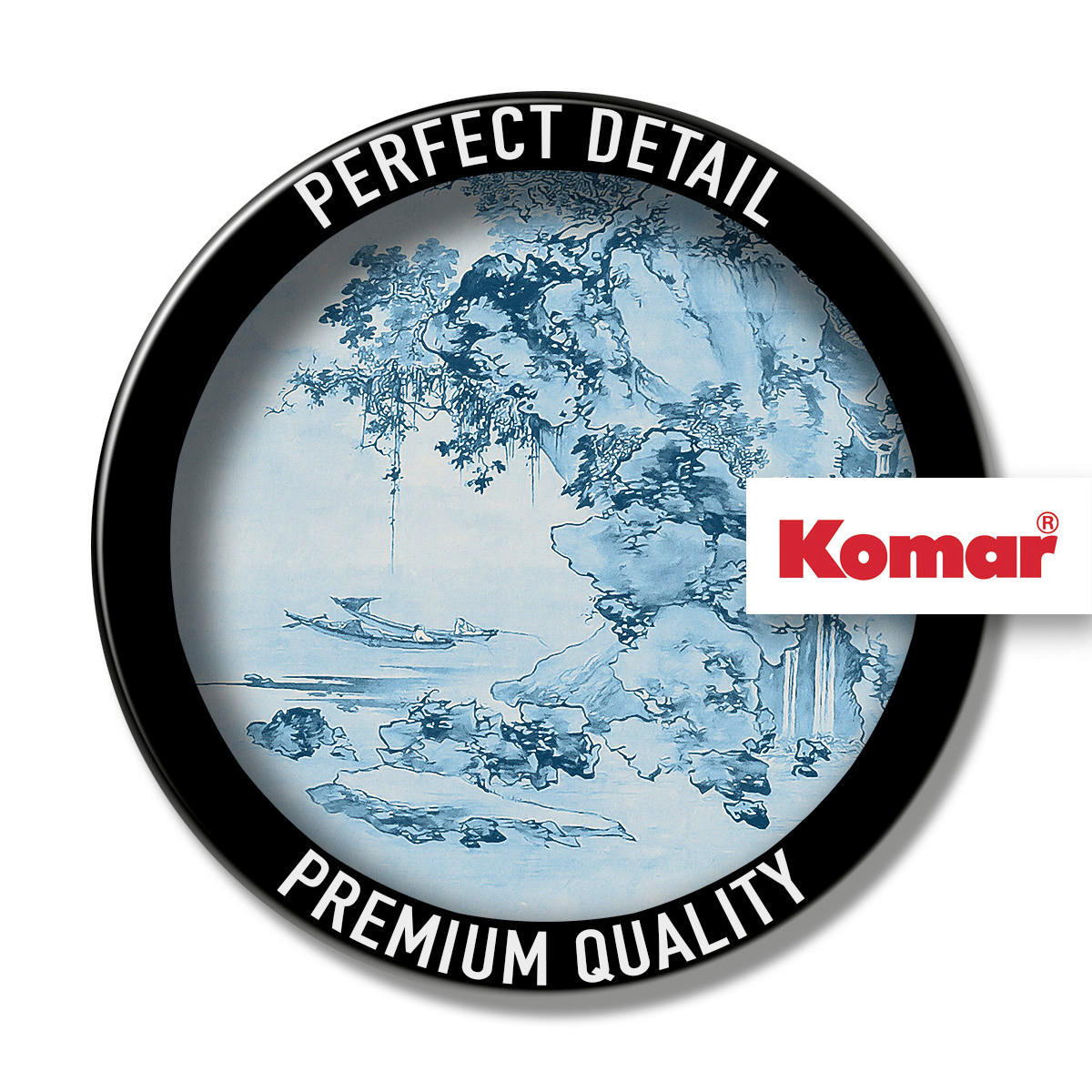 Komar Fototapete Blue China B/L: ca. 200x280 cm Blue China - (200,00/280,00cm) - Komar