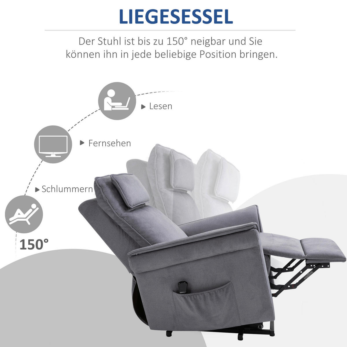 HOMCOM TV-Sessel 713-081V90 713-081V90 - HOMCOM