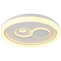 LED-Deckenleuchte Opal weiß Metall Kunststoff H/D: ca. 7x48 cm LED-Deckenleuchte_Ruiz-I - weiß/Opal (48,00/7,00cm)