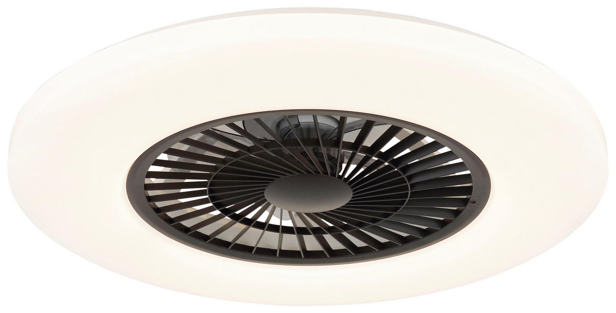 GLOBO LED-Deckenventilator Opal weiß H/D: ca. 15,4x59,5 cm max. 40 W ALVA - weiß/Opal (59,50/15,40cm) - GLOBO