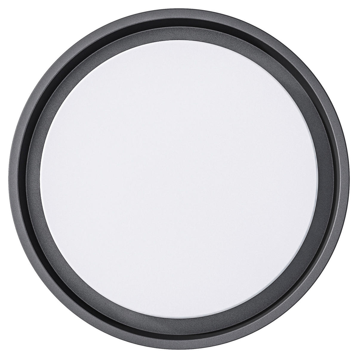 Näve Leuchten LED-Deckenleuchte anthrazit Metall Kunststoff B/H/T/D: ca. 17,5x4,5x17,5x17,5 cm MIO - anthrazit (17,50/4,50/17,50cm) - Näve Leuchten