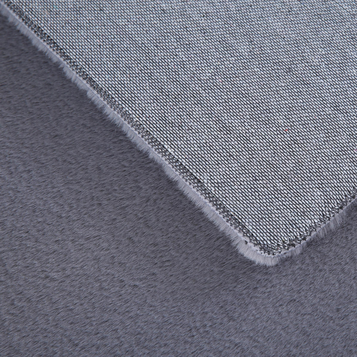 Ayyildiz Teppich POUFFY grau B/L: ca. 200x200 cm POUFFY - grau (200,00/200,00cm) - Ayyildiz