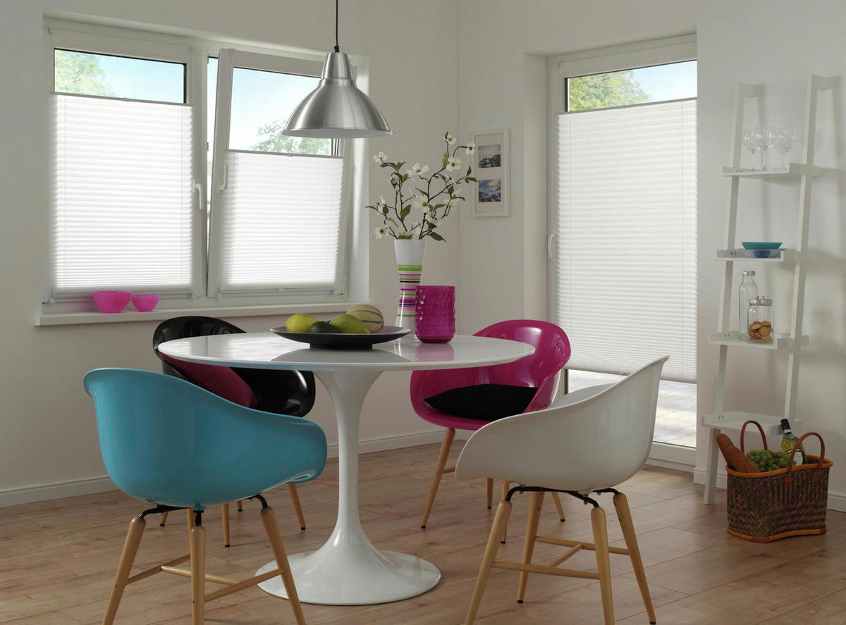 Spannplissee Easyfix Pia weiß B/L: ca. 60x130 cm Easyfix Pia - weiß (60,00/130,00cm)