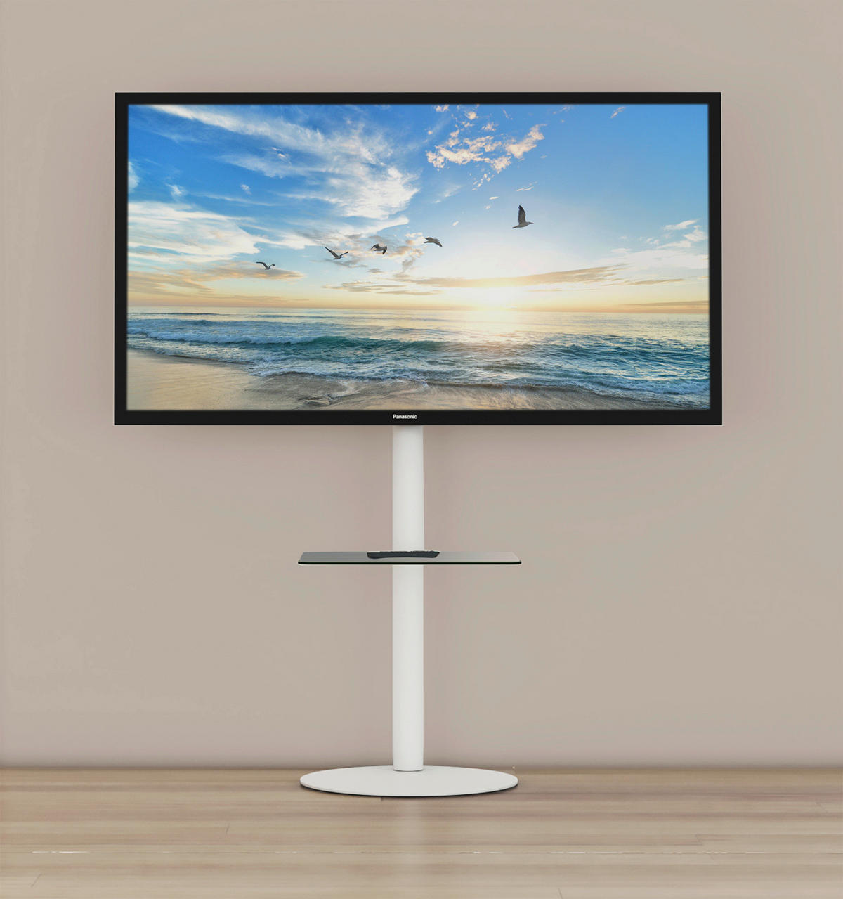 VCM TV-StandfußCirla weiß Cirla - weiß (55,00/100,00/45,00cm) - VCM