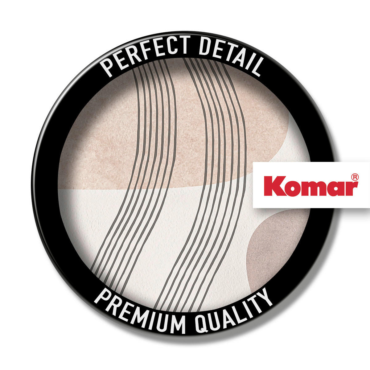 Komar Poster Line Art Waves Abstrakt B/L: ca. 30x40 cm Line Art Waves - (30,00/40,00cm) - Komar