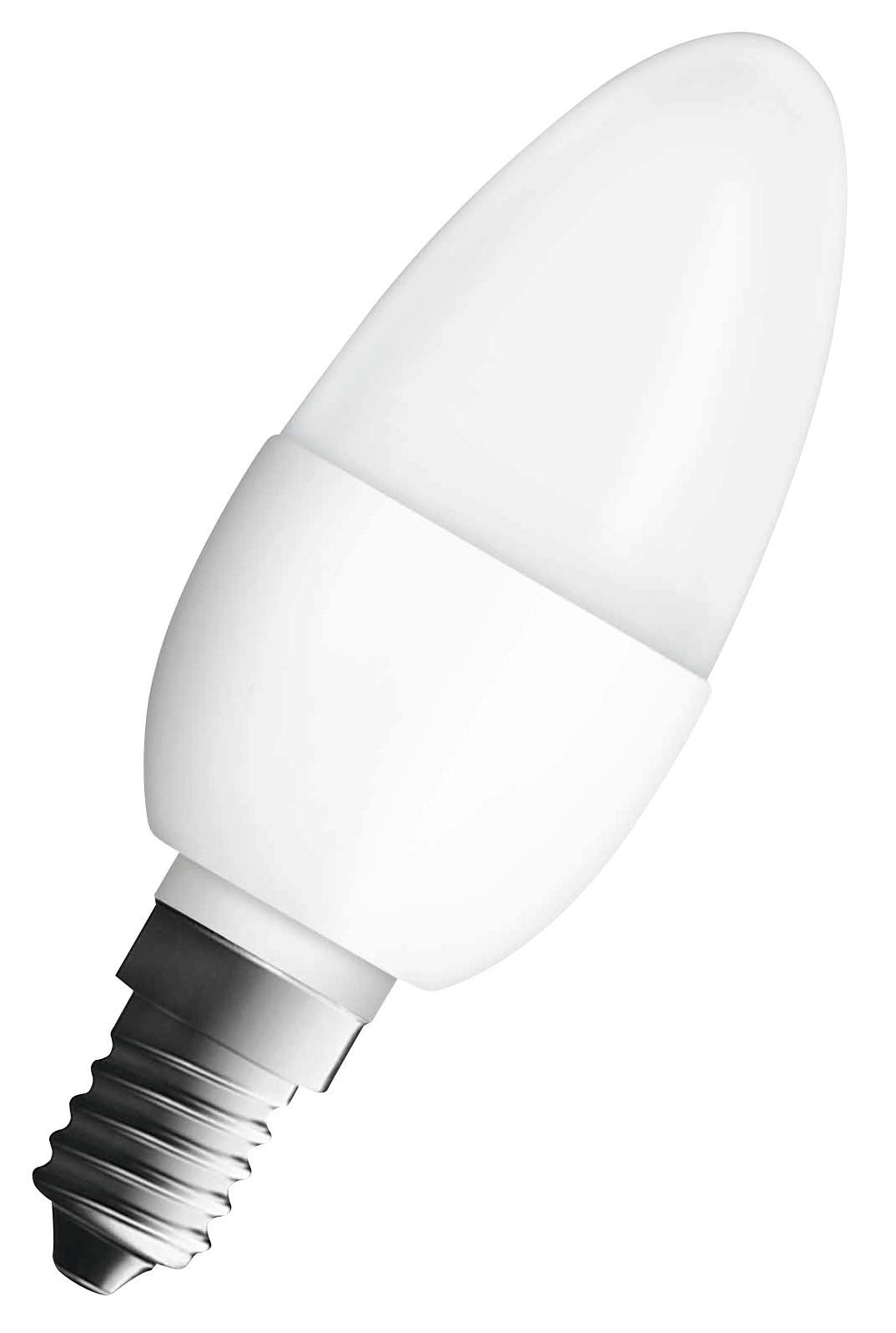 OSRAM Kerzenlampe AC1158 LED Base Classic B40 3er Pack E14 Kerzenlampe_E14_3erPack_Osram - weiß (3,50cm)