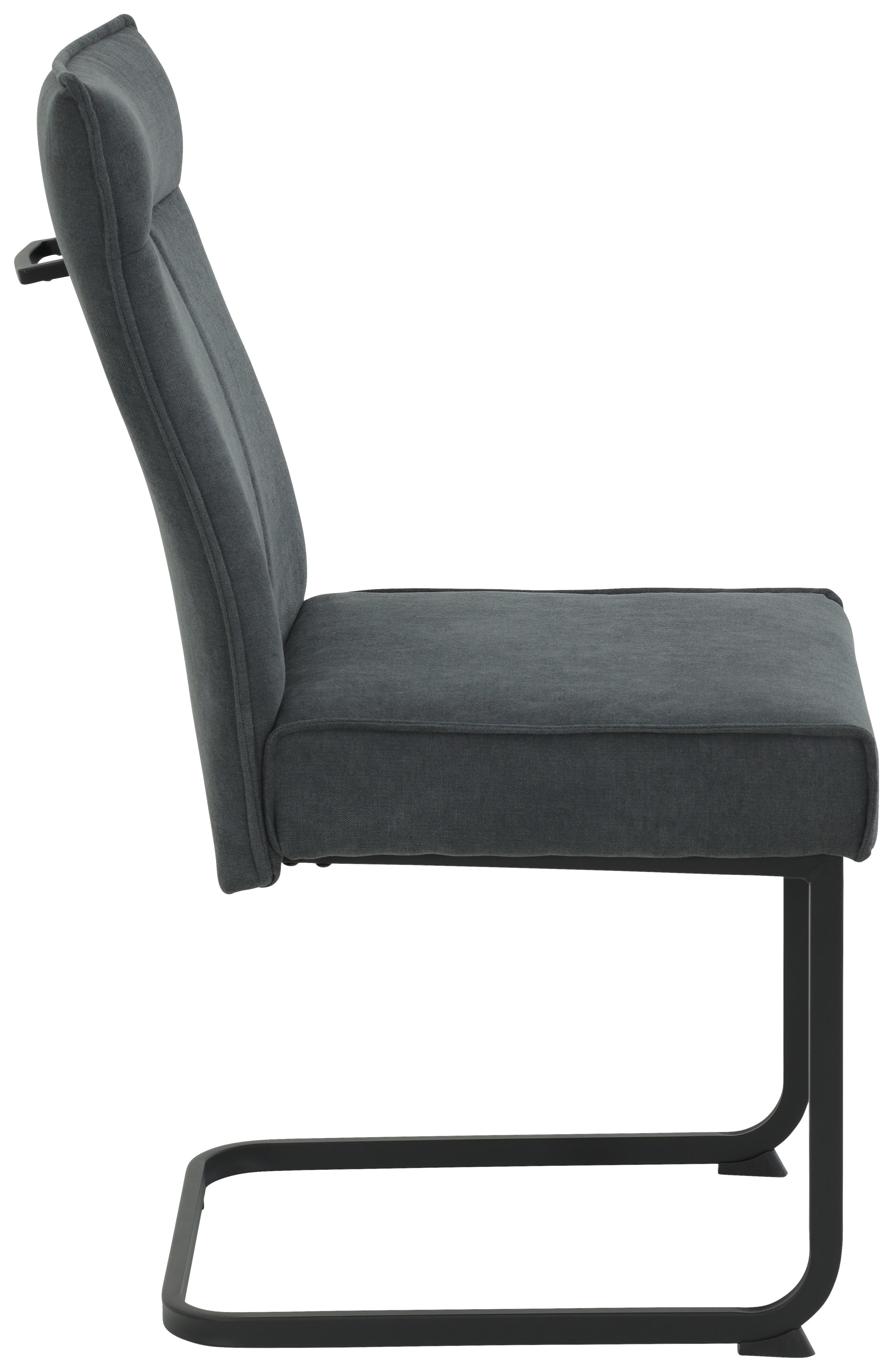 Schwingstuhl Nina anthrazit Webstoff B/H/T: ca. 48x97x68 cm Nina - schwarz/anthrazit (48,00/97,00/68,00cm)