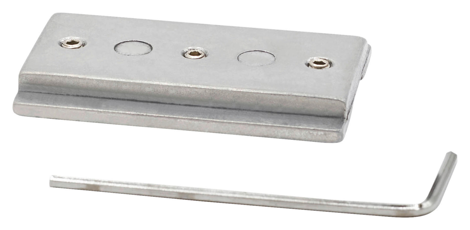 Schienenverbinder smart nickel Metall 3.0 Läufe smart - nickel - ondeco