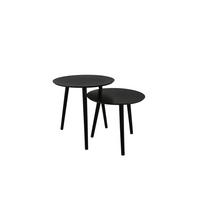 Beistelltisch Vilma schwarz H/D: ca. 50x50 cm Vilma - schwarz (50,00/50,00cm)