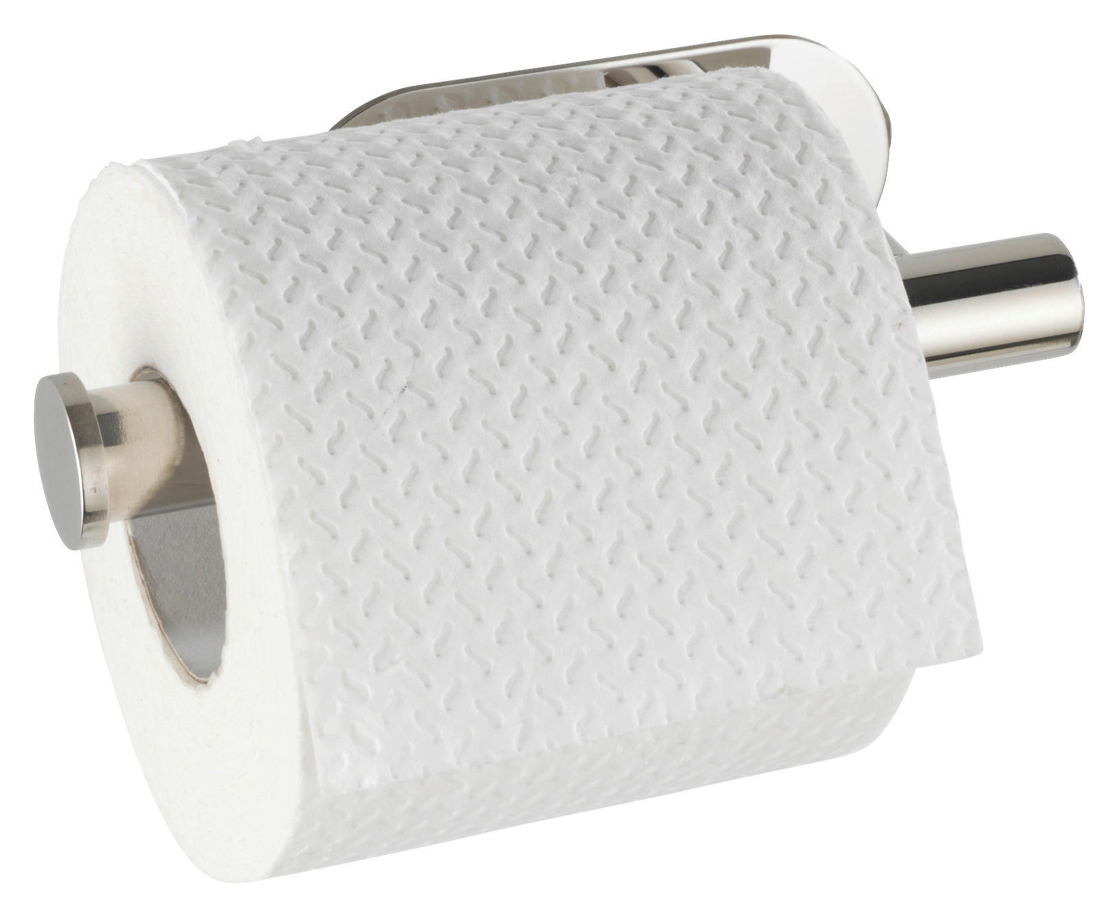 Toilettenpapierhalter silber Metall B/H/T: ca. 4,5x16x7 cm Papierrollenhalter_Orea_Shine - silber (4,50/16,00/7,00cm) - Turbo-Loc