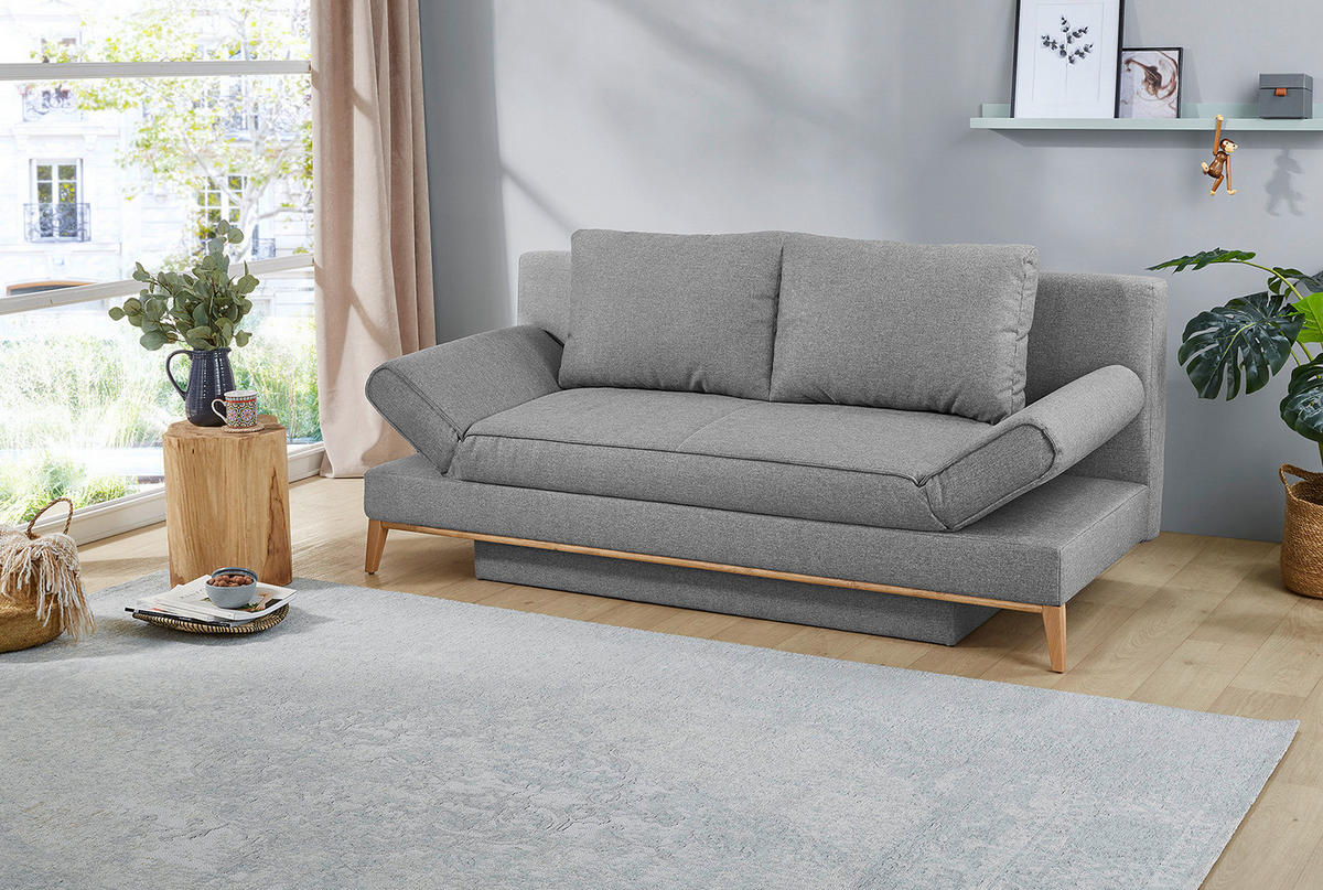 Schlafsofa  grau B/H/T: ca. 198x87x92 cm Yann_Schlafsofa - grau (198,00/87,00/92,00cm)