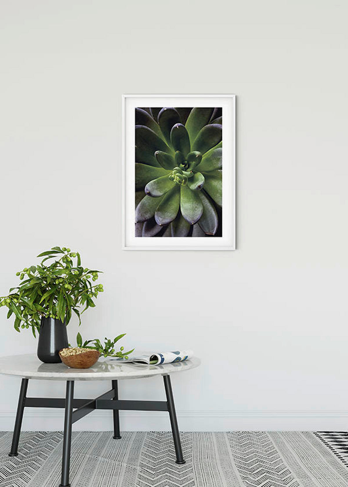 Komar Poster Succulent Single Pflanzen B/L: ca. 50x70 cm Succulent Single - (50,00/70,00cm) - Komar