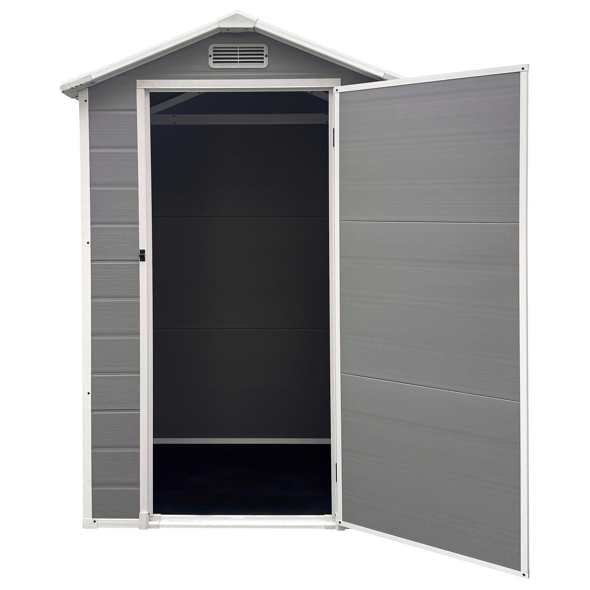 POCOline Gartenhaus Basic grau Basic - weiß/grau - POCOline