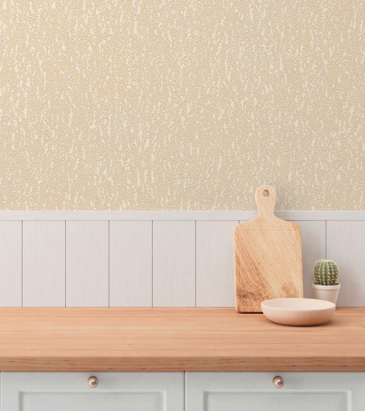 A.S.Création Vliestapete beige gelb creme B/H/D: ca. 53x1005x9,3 cm Vliestapete - beige/gelb (9,30/1005,00cm) - A.S.Creation