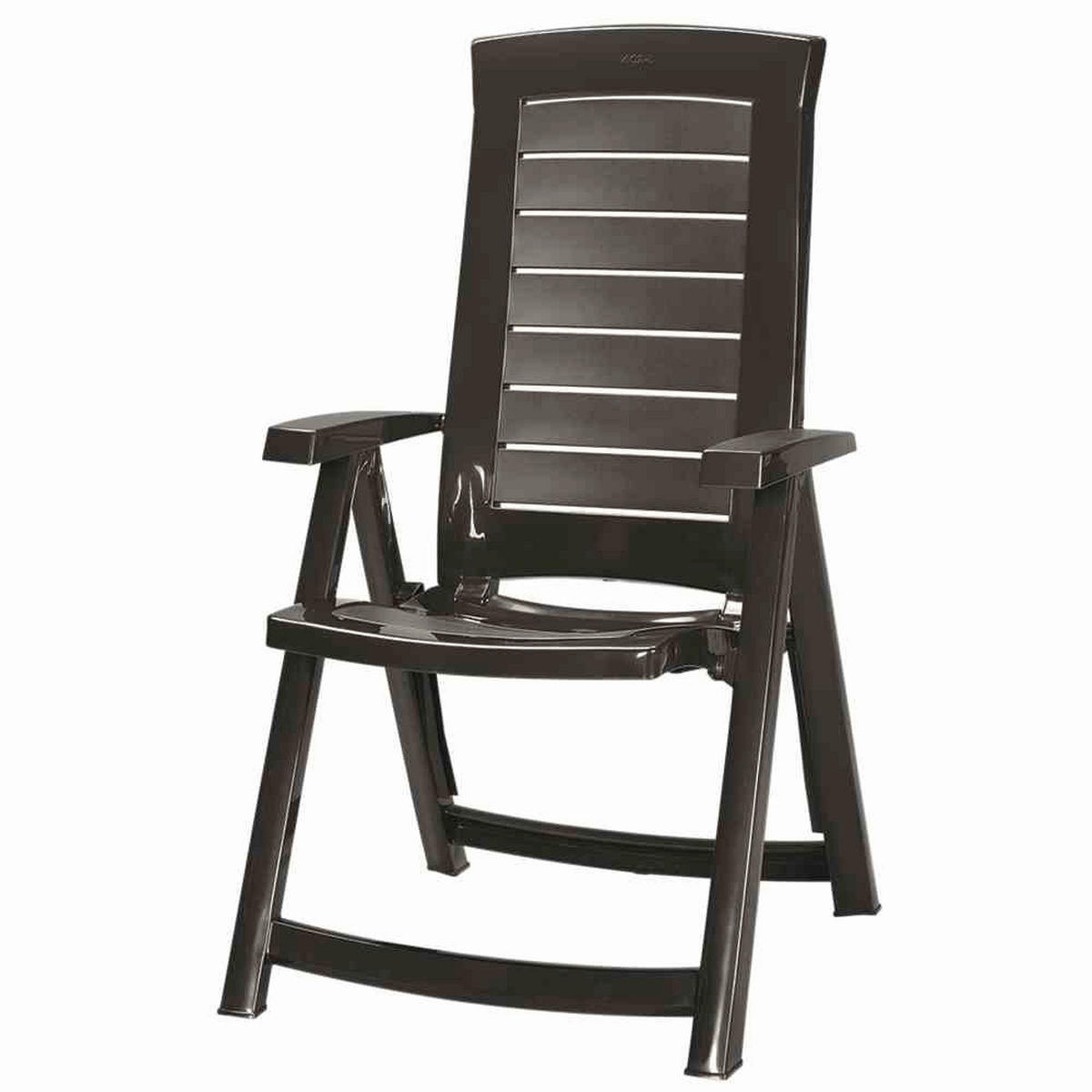 JARDIN,MADISON Klappsessel Set + Auflagen Aruba terra Kunststoff B/H/L: ca. 72x110x61 cm Aruba - terra/Graphit (61,00/72,00/110,00cm) - JARDIN,MADISON