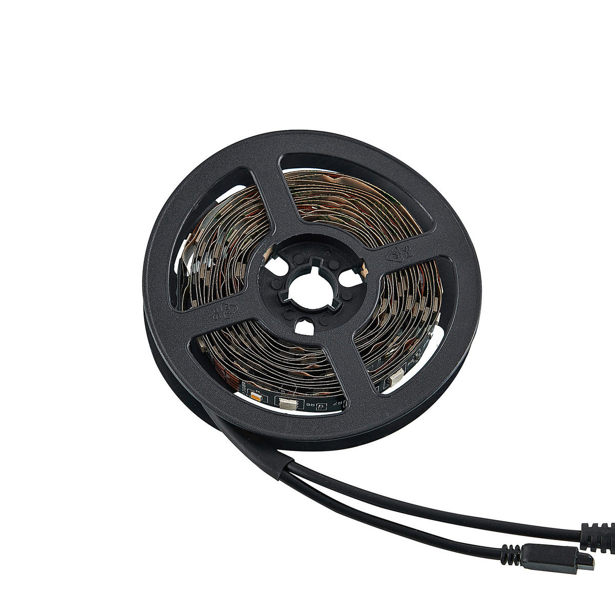 Lichtband schwarz Kunststoff B/L: ca. 1x300 cm LED-Lichtband_Grip - schwarz (1,00/300,00cm)