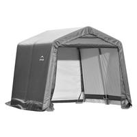 ShelterLogic Gartenhaus Shed-in-a-Box grau B/H/L: ca. 300x240x300 cm Shed-in-a-Box - grau (300,00/300,00/240,00cm) - ShelterLogic