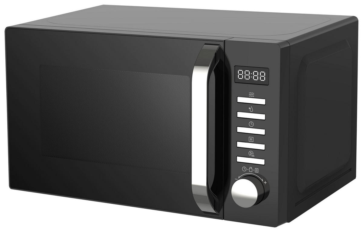 POCOline Mikrowelle AM820C2MT-PM schwarz Metall B/H/T: ca. 44x26x36 cm ca. 20 l Mikrowelle_Tokio - schwarz (44,00/26,00/36,00cm) - POCOline