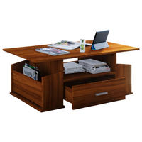 Couchtisch Junata nussbaum Nachbildung B/H/T: ca. 110x44x52 cm Junata - nussbaum (110,00/44,00/52,00cm) - VCM Möbel