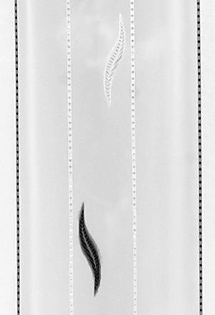 Store-Meterware Sherlock grau H: ca. 300 cm Sherlock - creme/schwarz (300,00cm)