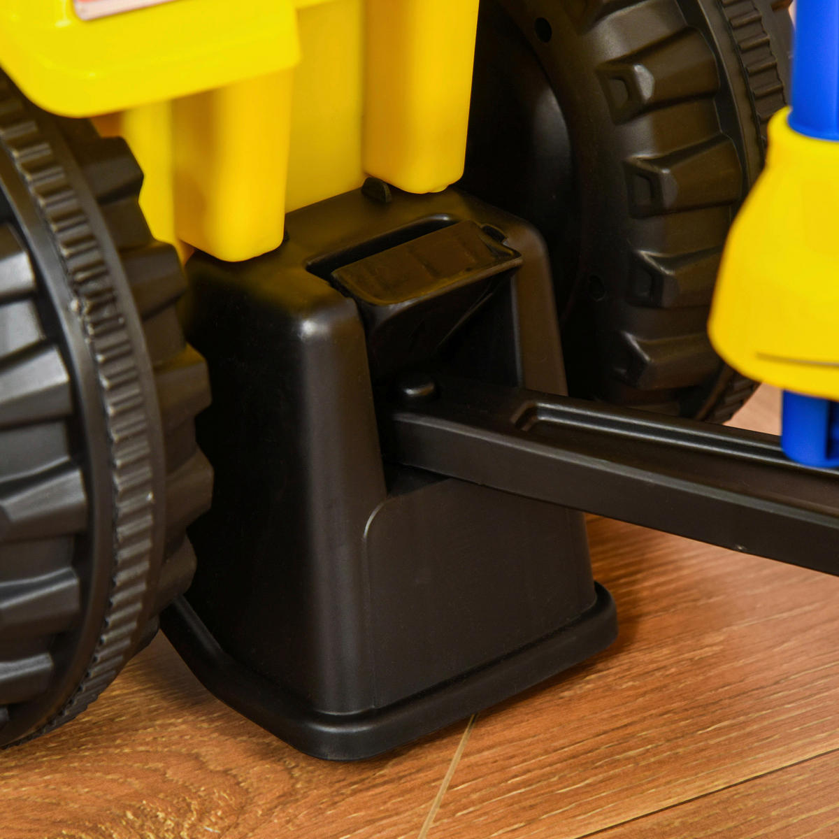 HOMCOM Rutschauto Tettraktor gelb B/H/L: ca. 29x91x44 cm Kinderfahrzeug - gelb (44,00/29,00/91,00cm) - HOMCOM