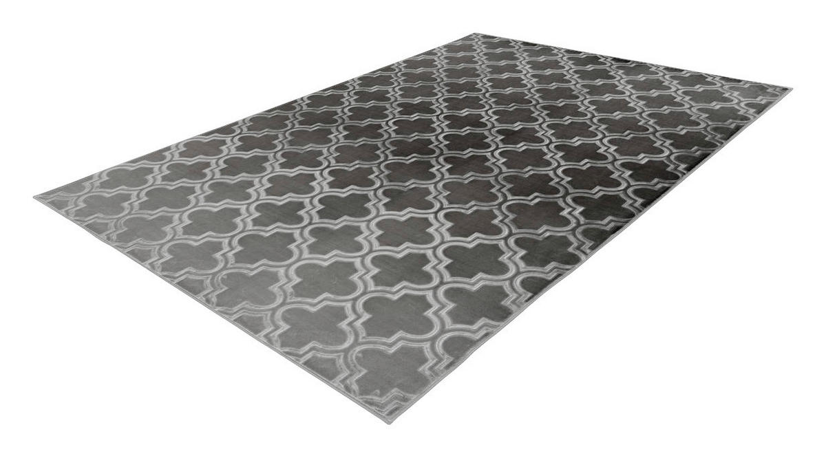 360Living Teppich Monroe anthrazit B/L: ca. 80x150 cm Monroe - anthrazit (80,00/150,00cm) - 360Living
