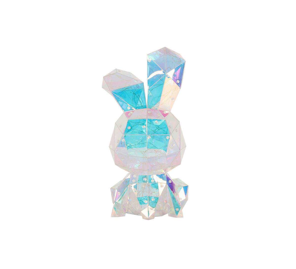 Nolo LED-Dekoleuchte transparent B/H/L: ca. 20x20x41 cm LED-Dekoleuchte_Hase - transparent (41,00/20,00/20,00cm) - Nolo