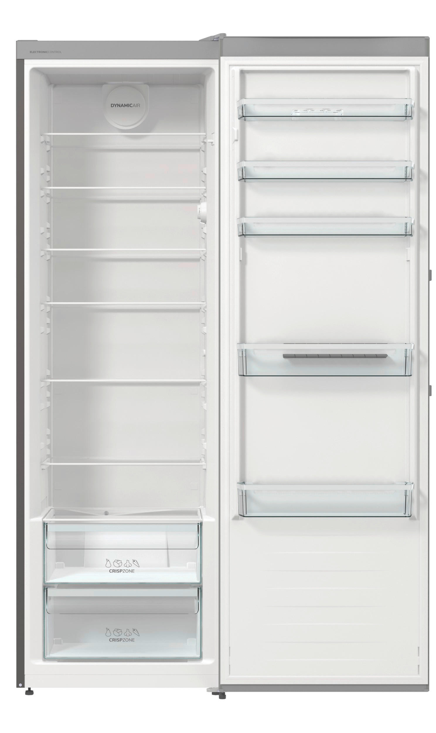 Gorenje Vollraumkühlschrank R619EES5 silber B/H/L: ca. 59,5x185x66,3 cm Vollraum-Kühlschrank R619EES5 - silber (66,30/59,50/185,00cm) - Gorenje