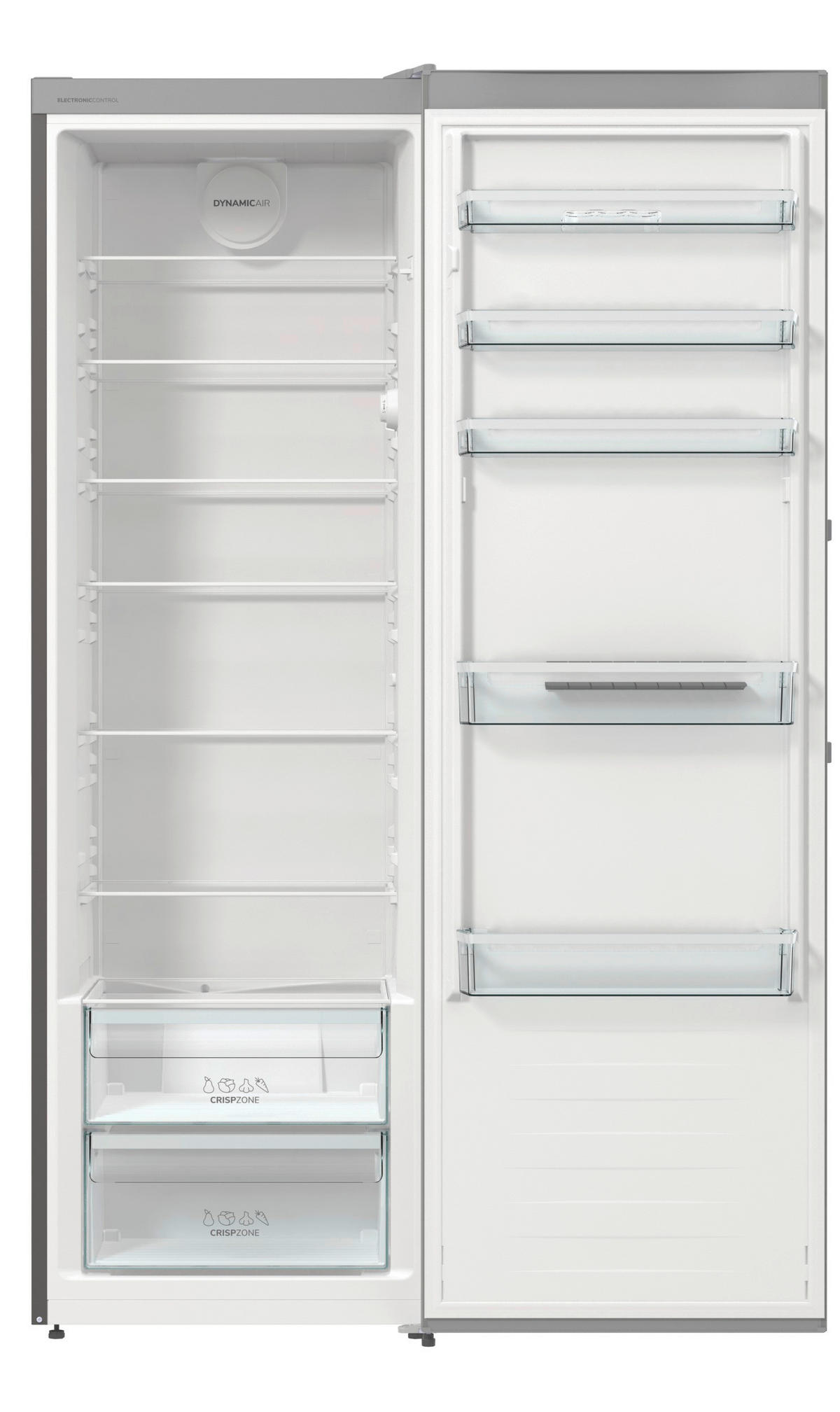 Gorenje Vollraumkühlschrank R619EES5 silber B/H/L: ca. 59,5x185x66,3 cm Vollraum-Kühlschrank R619EES5 - silber (66,30/59,50/185,00cm) - Gorenje