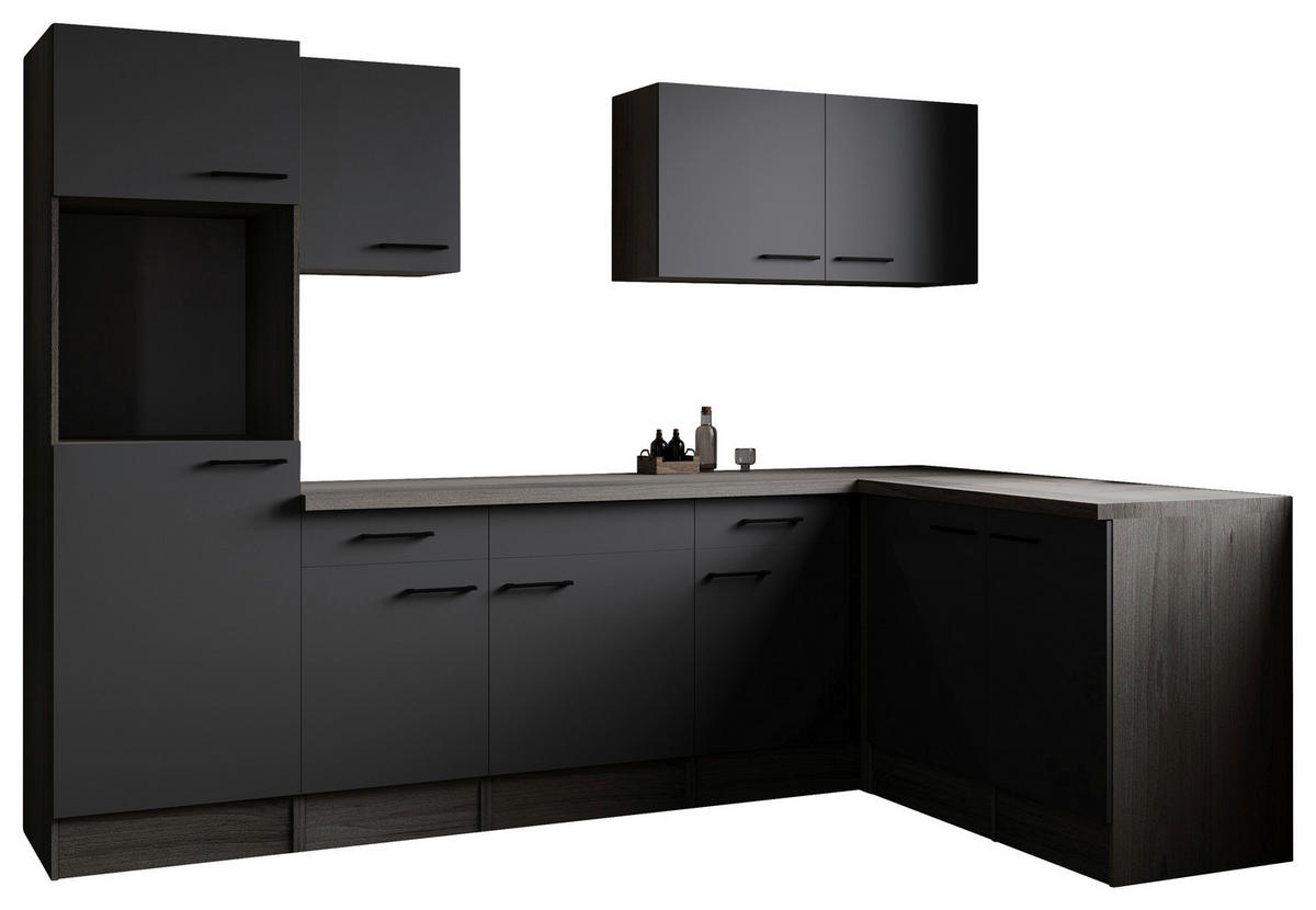 Winkelküche Oliver B/H/T: ca. 280x205x172 cm Oliver - Eiche/grau (280,00/205,00/172,00cm) - Respekta